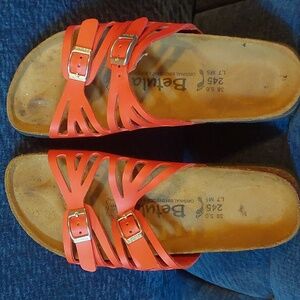 Birkenstock Betula Grace Size 7 ladies in Birko-Flor Red